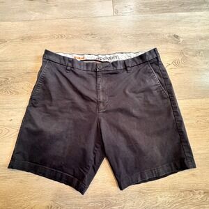 Dockers Mens Supreme Flex Ultimate Short Black Casual Comfort Size 38‎